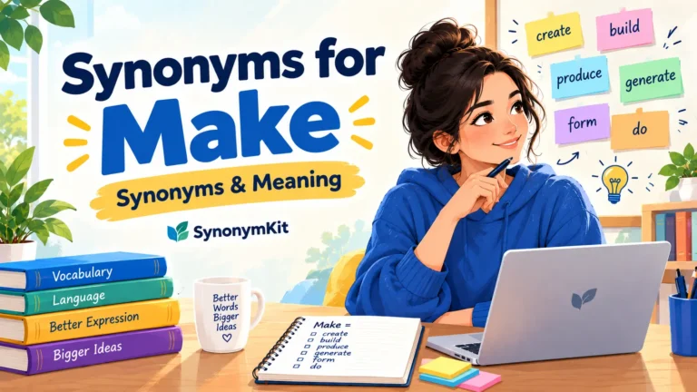 synonyms for make