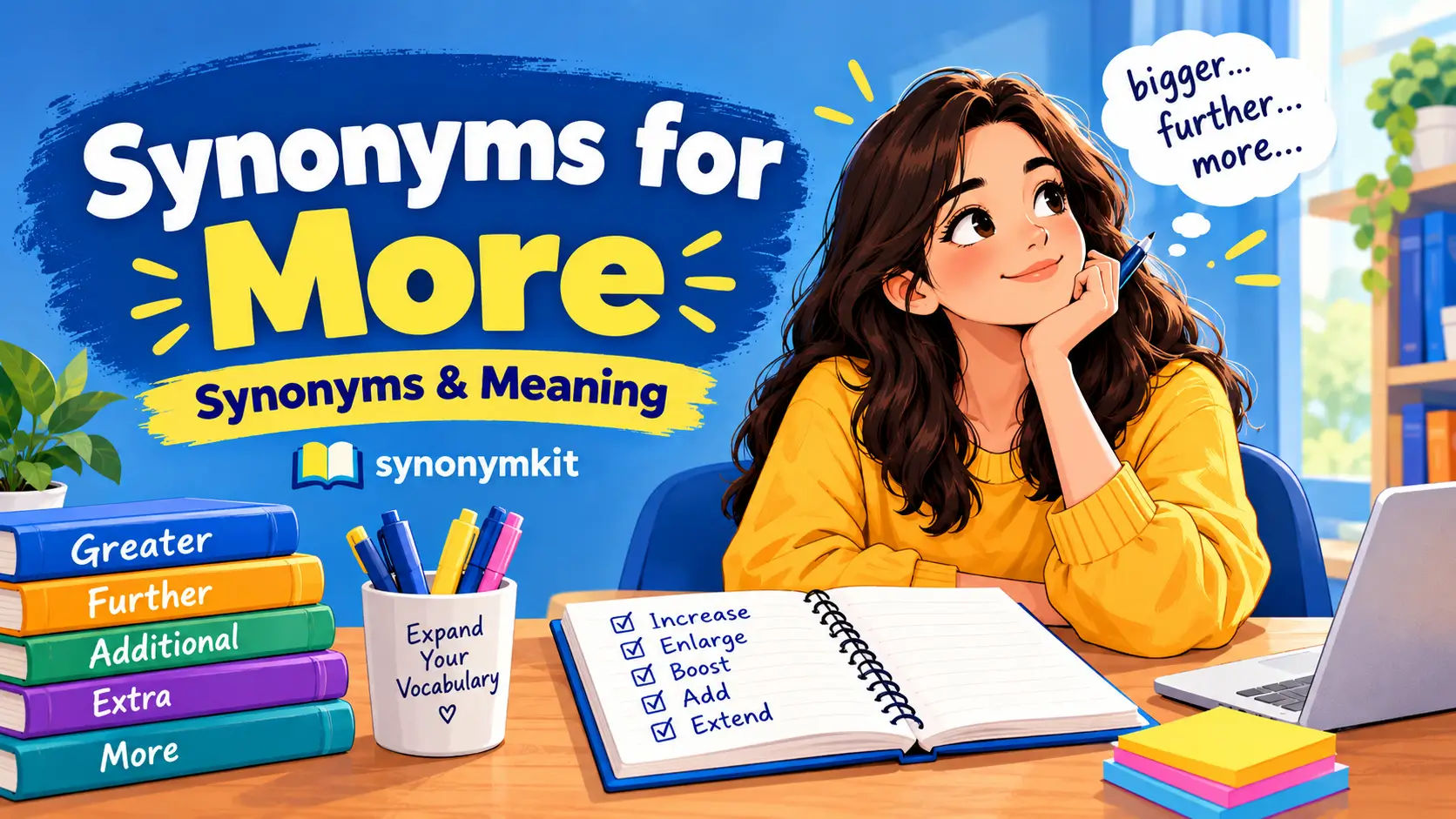 synonyms for more