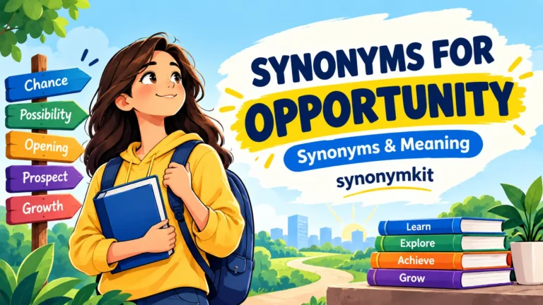 synonyms for opportunity