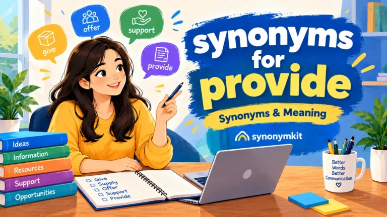 synonyms for provide
