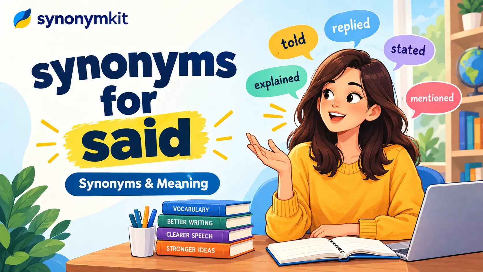 synonyms for said
