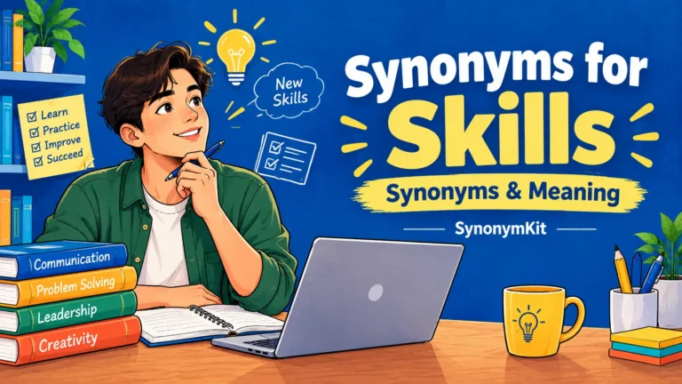 synonyms for skills