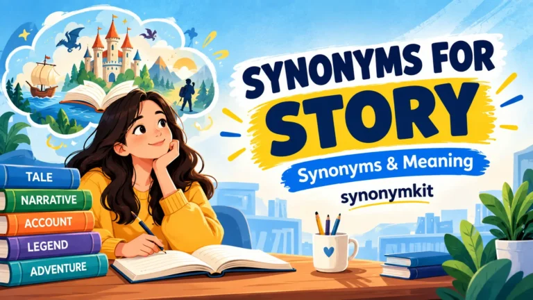 synonyms for story