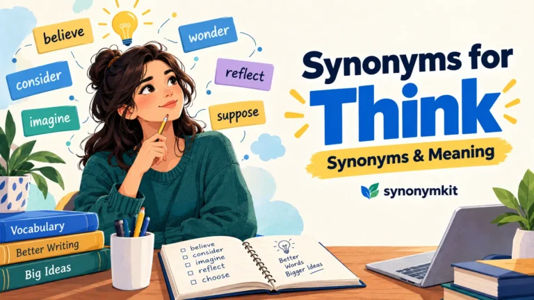 synonyms for think