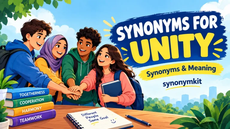 synonyms for unity