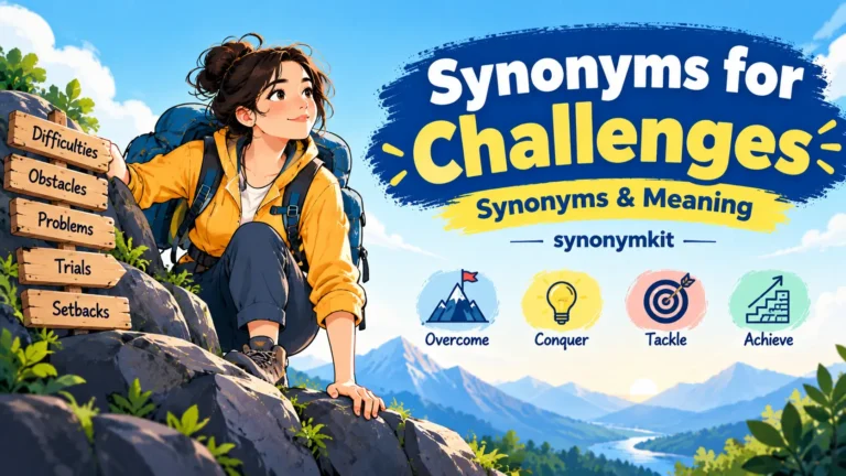 synonyms for challenges
