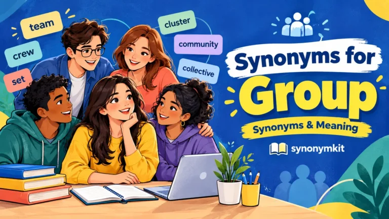 synonyms for group