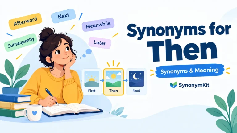 synonyms for then